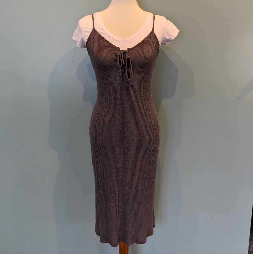 Grey Slip Dress